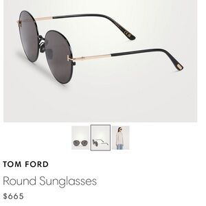Tomford round sunglasses